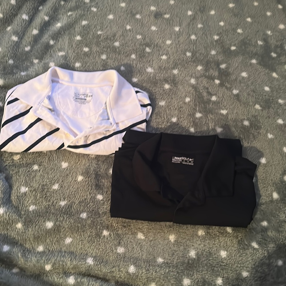 🌷2/30🌷Two XL Mens Golf Shirt Bundle - Nike and Chaps